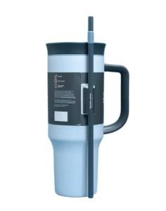 Owala Stainless Steel Triple Layer Insulated Travel Tumbler with Spill Resistant Lid Straw  and Carry Handle  BPA Free