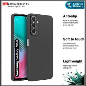 PAKET Case SAMSUNG M54 5G NEW Casing Premium SoftCase Slim Exellent Cover Samsung Galaxy M54 5G