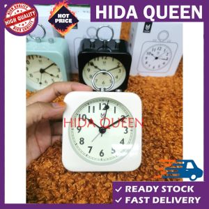 Ins Alarm Clock Metal Quartz Alarm Clock Gift Room Office Decor Metal Alarm Clock Bedside Clock Table Decoration Jam Loceng
