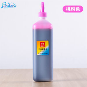 Funslane 200ml đầy màu sắc Mực Nạp Bộ chai xách tay dung lượng lớn mực cao cấp cho Bút Đánh Dấu bảng trắng