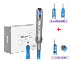 Wireless Dr Pen M8S With 12Pcs 12/24/36/42Pins Nano Cartridges Derma Pen Dermapen