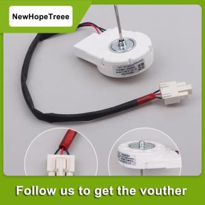 NewHopeTreee ทำงานได้ดีสำหรับมอเตอร์พัดลมตู้เย็น50240401000K DC12V 4.5W 2150RPM พัดลมมอเตอร์ทำความเย็น