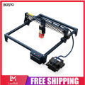 SCULPFUN S30 Laser Engraver with Automatic Air-assist System 5W Engraving Machine with Replaceable Lens Eye Protection Shield 410x400mm Engraving Area for Engraving and Carving Balsa Wood 304 Stainless Steel Aluminum Oxide Acrylic Cardboard. 