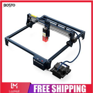 SCULPFUN S30 Laser Engraver with Automatic Air-assist System 5W Engraving Machine with Replaceable Lens Eye Protection Shield 410x400mm Engraving Area for Engraving and Carving Balsa Wood 304 Stainless Steel Aluminum Oxide Acrylic Cardboard