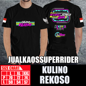 BAJU KAOS DISTRO KULINO REKOSO PEKERJA KERAS