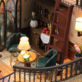 DIY Miniature Doll House Dream Building Pavilion 筑梦高阁 M2132 with Anti-dust cover（有防尘罩）. 