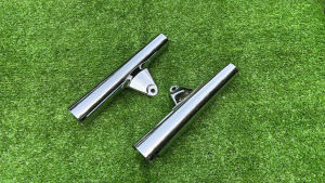 Cặp tay thỏ phuộc trước xe 67 inox xi ken