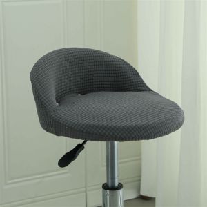 PAZNUL Elastic Bar Chair Cover Thickened Integrated High Stool Cover Non-slip Dining Chair Cover For Banquet Hotel Dining Home Decoration