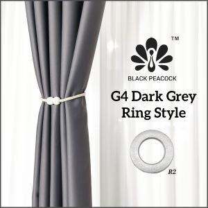 Gorden Black Peacock-Ring Style/Tirai/Blackout 80%-95%/Bahan Lembut & Elegant