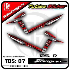 Sticker Striping Shogun 125 R - Stiker Striping Variasi Motor Shogun 125 R. TBS.SF.07