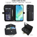 Card Case For Samsung A55 With diagonal strap lanyard Coin Purse Case Flip Cover With Card Holder Mobile Phone Shell With Rope Cards Slot Cases Casing For Samsung Galaxy A12 A13 A14 A15 A16 A52 A53 A54 A55 A35 A36 A52S With Wallet Bag. 