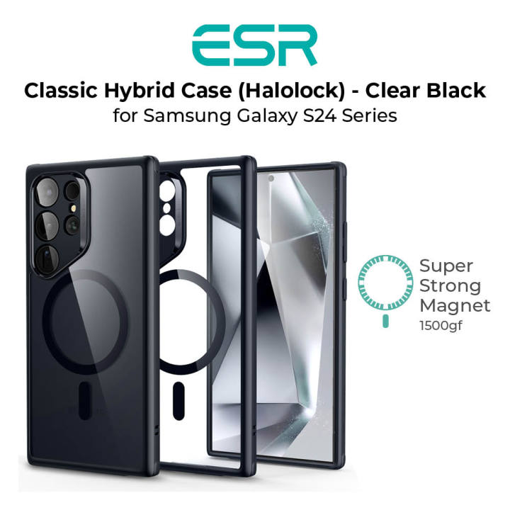 ESR Samsung Galaxy S24 Ultra Classic Hybrid Magsafe Case (Halolock ...