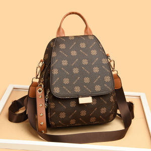 COD Luxury backpack 2025 new Korean style simple fashion ladies backpack commuters all-matching large capacity shoulder casual bag