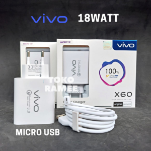Charger Carger Casan Cas VIVO Y01 Y02 Y02t Y1s Y11 Y12 Y12i Y12s Y15 Y15s Y17 Y19 Y20 Y20i Y20S G V9 V11 V11i V15 S1 Z1 PRO Y16 Y21 Y21A Y21s Y21T Y22 Y30 Y30i Y33s Y33T Y50 Y51 Y51A Y75 T1 5G 18W 33W Micro USB Type C Original 100% Fast Charge / Charging
