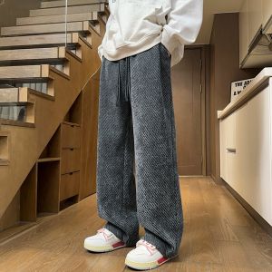 Straight Pants Comfortable and Beautiful Feet Focus on Fashion Casual Pants Unique Line Texture