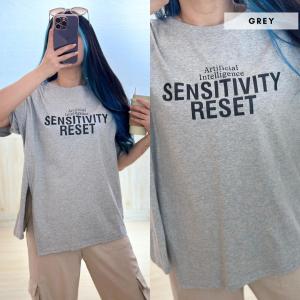 4942 Sensitivity Cotton Import Slit T-Shirt
