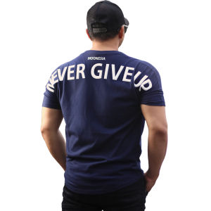 KAOS NEVER GIVE UP | KAOS DISTRO INDONESIA | KAOS INDONESIA | KAOS 3D | NEVER GIVE UP