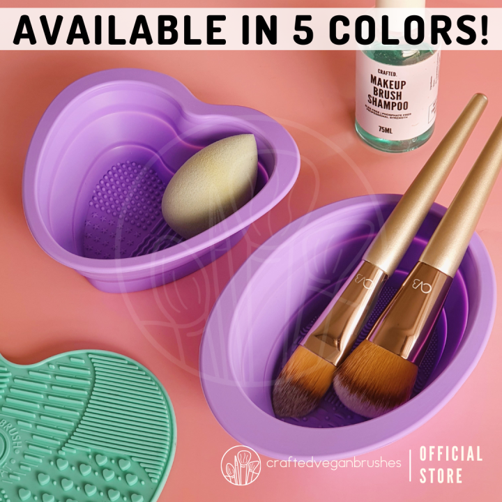 1PC Makeup Brushes Cleaner Bowl Silicone High Quality Lazada PH