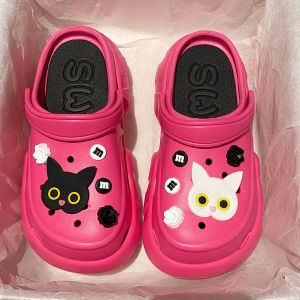 [Free Shipping] EVA Thick-Soled Clogs Sporty And Trendy Breathable Height-Increasing Suitable For Everyday Wear Summer Durable Lightweight And Ideal For Indoor Use As Slippers For Women