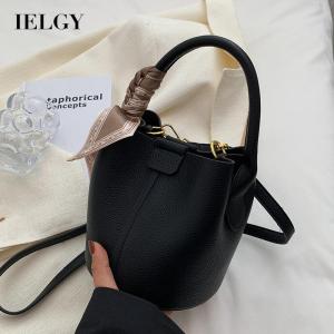 IELGY One-shoulder crossbody bag womens fashion all-match solid color commuting to school back
