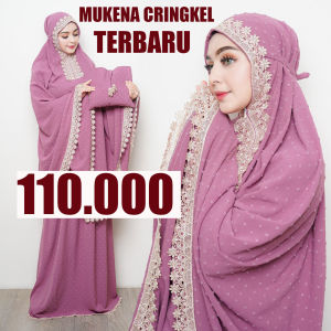 MUKENA TERBARU 2024 CRINKLE URAGIRI PREMIUM AIRFLOW RUBIYAH TERLARIS SAAT INI / MUKENA TERBARU