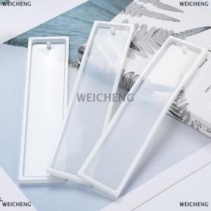 [COD] WEICHENG Rectangle Silicone Bookmark Mold DIY Making Epoxy Resin Jewelry DIY Craft Mould
