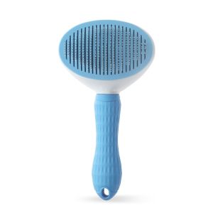 Pet Cat Dog Hair Removal Grooming Comb Pet Brush Pet Comb Grooming Fur Remove Auto Clean Cleaning Tool Sikat Kucing