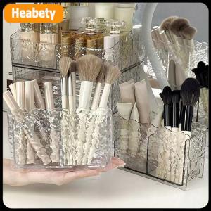 【2-3 ngày giao hàng】 2 lỗ mỹ phẩm hộp lưu trữ trang điểm bàn chải chủ Organizer son môi lông mày bút chì phòng tắm lưu trữ hiển thị đứng