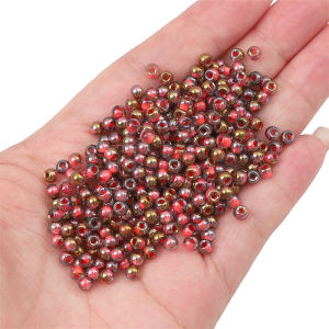 10g 6/O 4mm High Quality Glass Beads Metallic Loose Spacer Beads for DIY Jewelry Craft Sewing Making Accessories