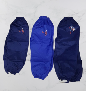 Celana Jas Hujan Anak SD SMP Laki laki S95 Motif Superhero Cakep Tebal Bahan Parasut PVC Premium