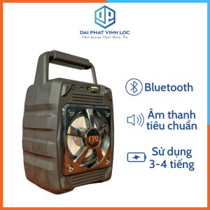 Loa Bluetooth Mini BS-108A Nhỏ Gọn Có Tay Xách Tiện Lợi Bass Âm Cực Mạnh Có Đèn Led