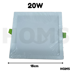 [Special Offer] VALOMAX VLM-3186 LED Downlight 20W 6" Square Recessed Light Lampu