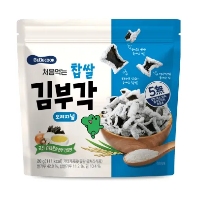 [Single] BeBecook - My First Seaweed Crisps (Original ) 20g