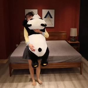 60cm-120cm Giant Panda Plush Toys Soft Sleep Pillow Cartoon Animal Bear Stuffed Baby Doll Classic Kids Birthday Christmas Gifts2026