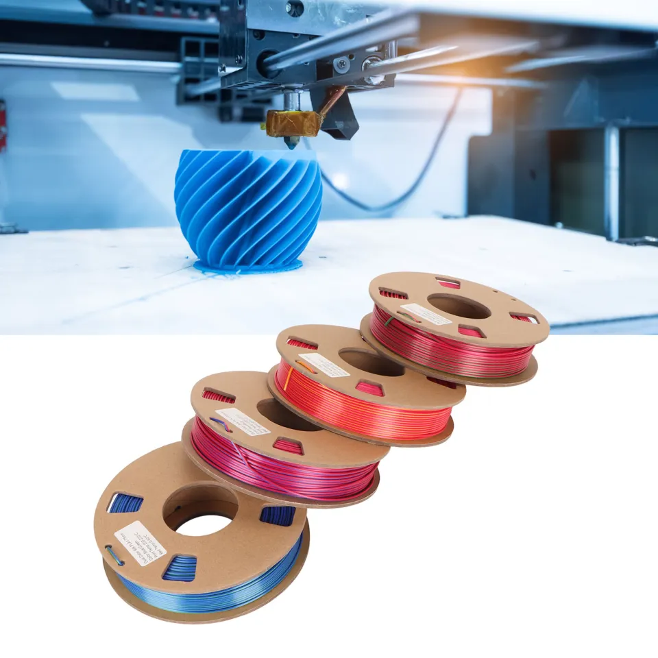 3D Printer Filament Silk Dual Color Filament PLA Rolls
