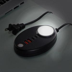 50W Power Outlet with Touch Night Light Double USB C & USB Board for Fast Charging and Wide Compatibility