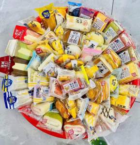 500G Bánh mix Đài Loan đủ vị các loại bánh bông lan nhiều loại Thơm Ngon