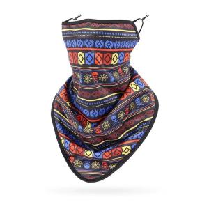 Winter Warm Biker Mask Fleece Face Cover Hang-ear Ski Masks Windproof Thermal Tube Scarf Cycling Headgear Neck Face Protect H260928