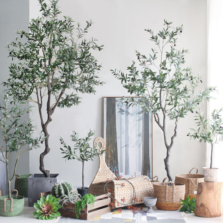 Artificial olive tree fake potted olive tree large artificial olive ...