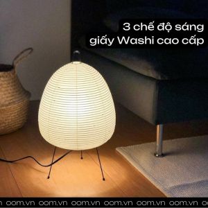 ĐÈN BÀN/ĐÈN NGỦ AKARI - Đèn giấy phong cách Nhât