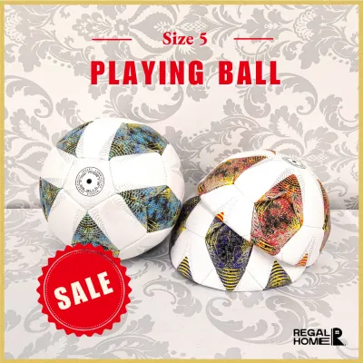 [Random Color] Size 5 Ball Football Soccer Ball Training Outdoor Playing Ball