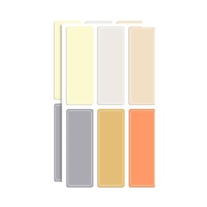 UNDERGR Subject Classification Name Tag Sticker Table Desk Stickers Decoration Sticker Nameplates Multicolor Marking Name Labels School Supplies