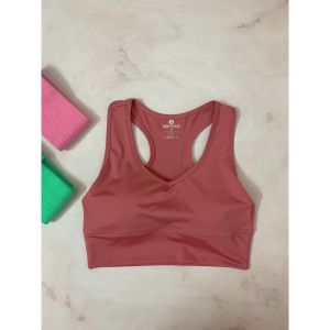 Bộ bra tập gym yoga earobic cổ tim bo xiết eo kết hợp quần đùi 2 lớp cho nữ EoSport - Đồ tập gym yoga nữ