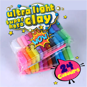 [SG STOCK]12/24/36 Colors Polymer Clay Super Light Soft Modeling Plasticine Children DIY Toys Kids Non-Toxic Clay Party Gift