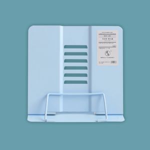 ezstationery Ready Stock Adjustable Metal Book Stand Foldable Reading Rack Book Holder Pendirian Buku Rehal Student 读书架 阅读架