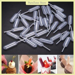 [PureZone] ปิเปตต์ถ่ายโอนพลาสติกขนาดเล็ก4มล. 50ชิ้นหลอดหยดแบบใช้แล้วทิ้ง