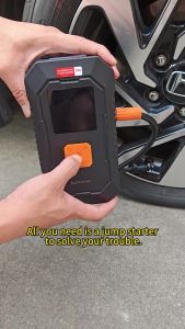 4 in 1 jump starter With Air Pump Emergency Power Bank jump starter for car and motorcycle【Fast Delivery】