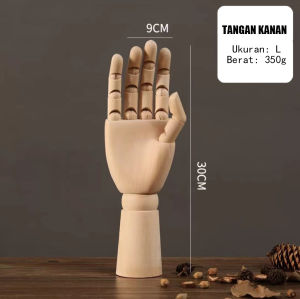 Manekin Kayu Manekin Tangan Pajangan Action Figure Hiasan Meja Patung Manekin Sketsa