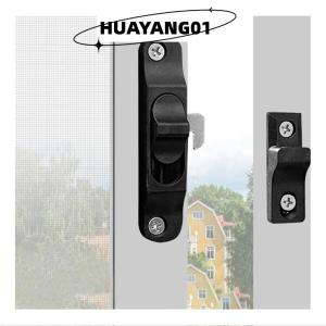 HUAYANG01 [2023 new HOT FASHION] 1Set Sliding Pull Door Lock Anti Theft Window Hook Lock Buckle Multifunctional Push-Pull Window Lock Hardware