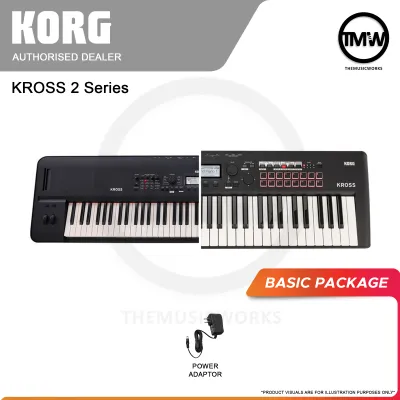 KORG Kross 2 61 88 Keys Portable Synthesizer Keyboard Piano USB Audio Midi Interface Battery Operated Electronic Instrument The Music Works Store [LIMITED STOCK]